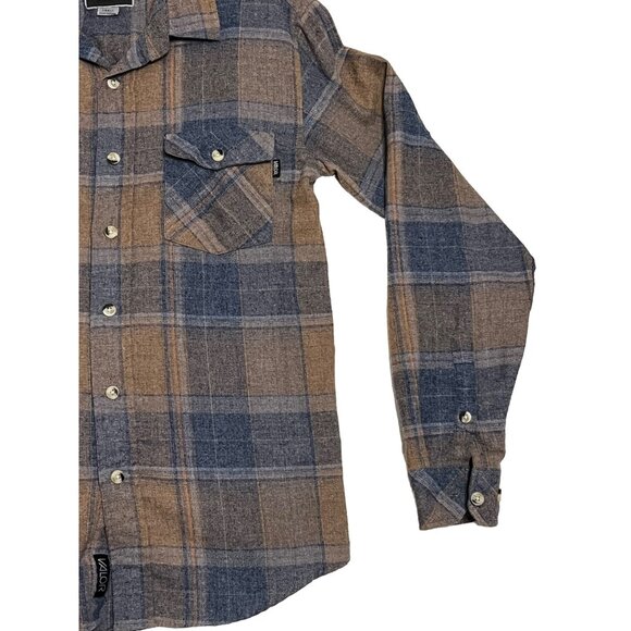 Valor Collective Plaid Flannel Shirt S Soft 2 Pocket Boho Comfortable - Picture 5 of 16